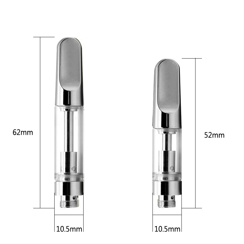 Cônes d'égouttement métalliques 510 D8 bobine céramique 0,5ml/1,0ml réservoir d'huile Cartouche de stylo à cassette jetable sans plomb Cartomizer