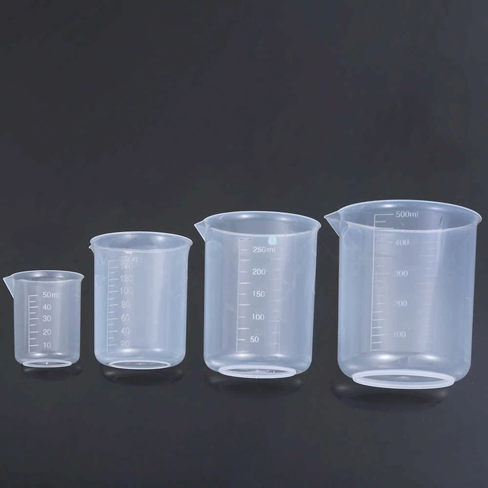 Plasticwares Beaker Reusable Plastic Measuring Cups/Jugs Lab Graduated Beakers Measuring Jugs