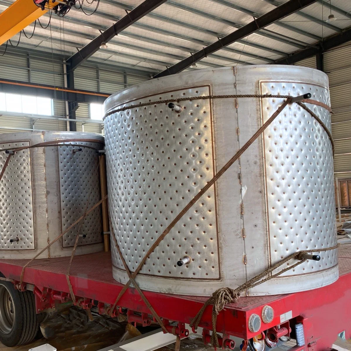 Variable Capacity Stainless Fermenter Heating and Cooling Dimple Jackets