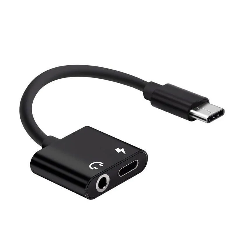 Audio Setup with The Type-C to 3.5mm Headphone Audio Pd Charging Converter