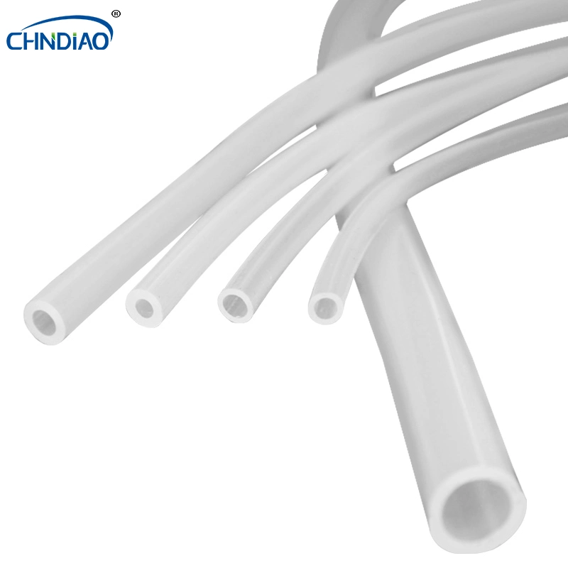Extrusion Soft Flexible Rubber Pipe Transparent Food Grade 6mm 8mm Silicone Vacuum Hose