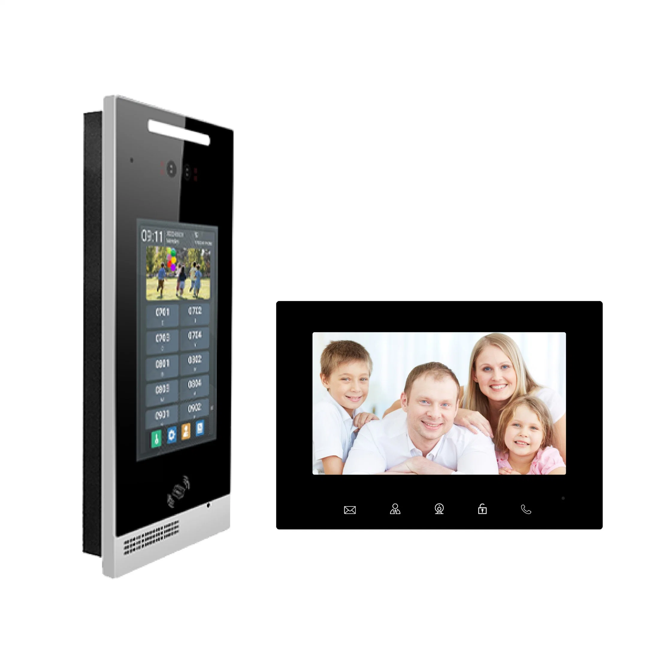 Appareil photo étanche sonnette Fonction intercom vidéo d'accès intelligent Door Phone système intercom
