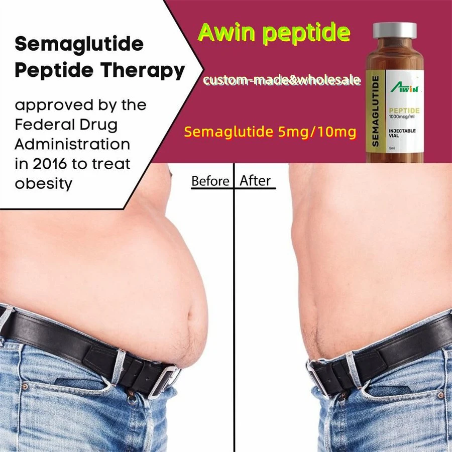 Una muestra gratis Pepitde Semaglutide 2mg El tratamiento de pérdida de peso FDA aprobó el envío rápido