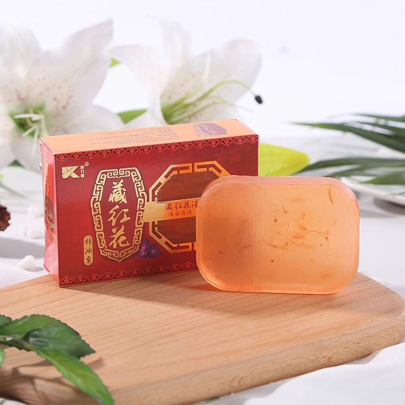 100g Saffron Scented Skin Care Essential Oil Handmade Soap