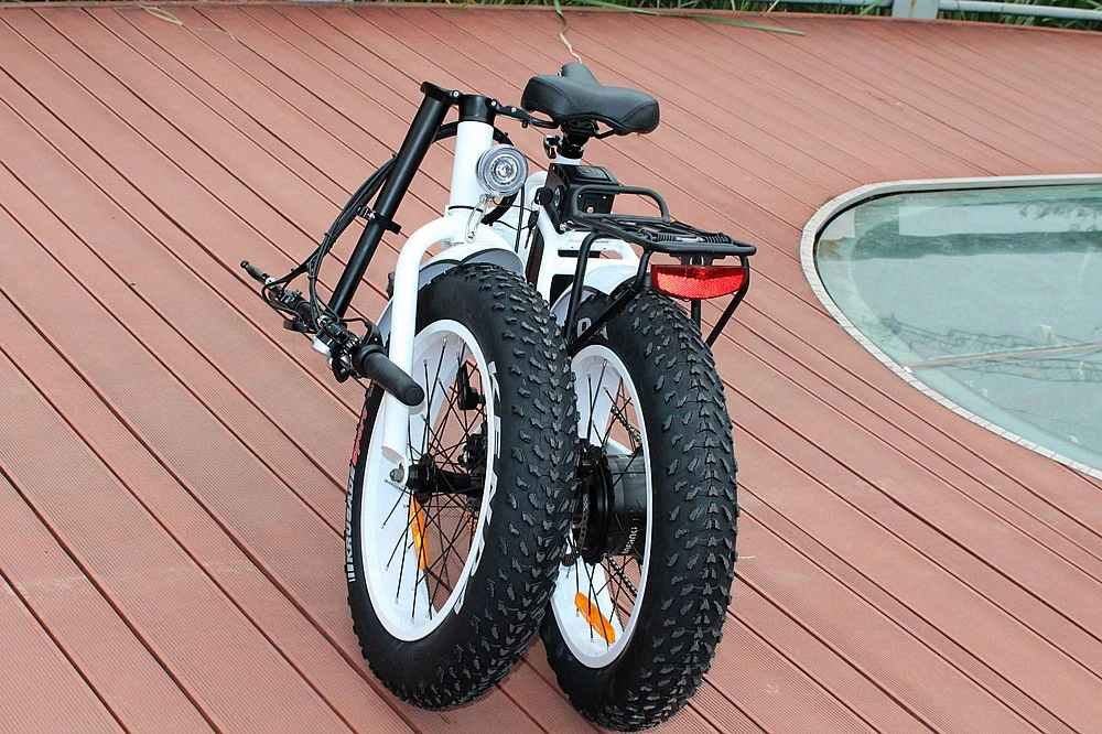 Plegable de 20 pulgadas neumático Fat bicicleta eléctrica con 8fun Motor City Cruiser