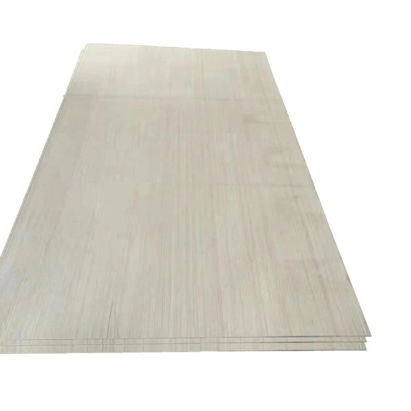 Tabla de madera sólida de álamo de madera de álamo blanqueada para tablero de muebles