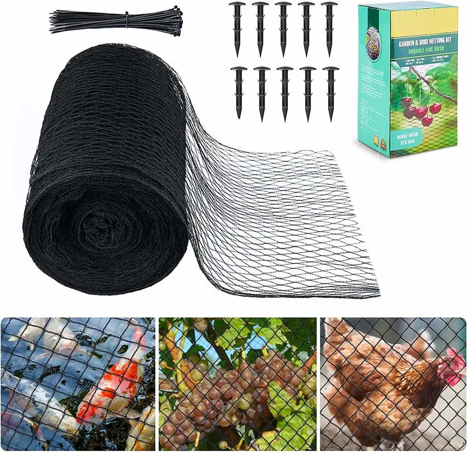 100% Virgin HDPE Woven Anti Bird Netz für Zaun Farm Obstgarten Hühnerstall Schützen