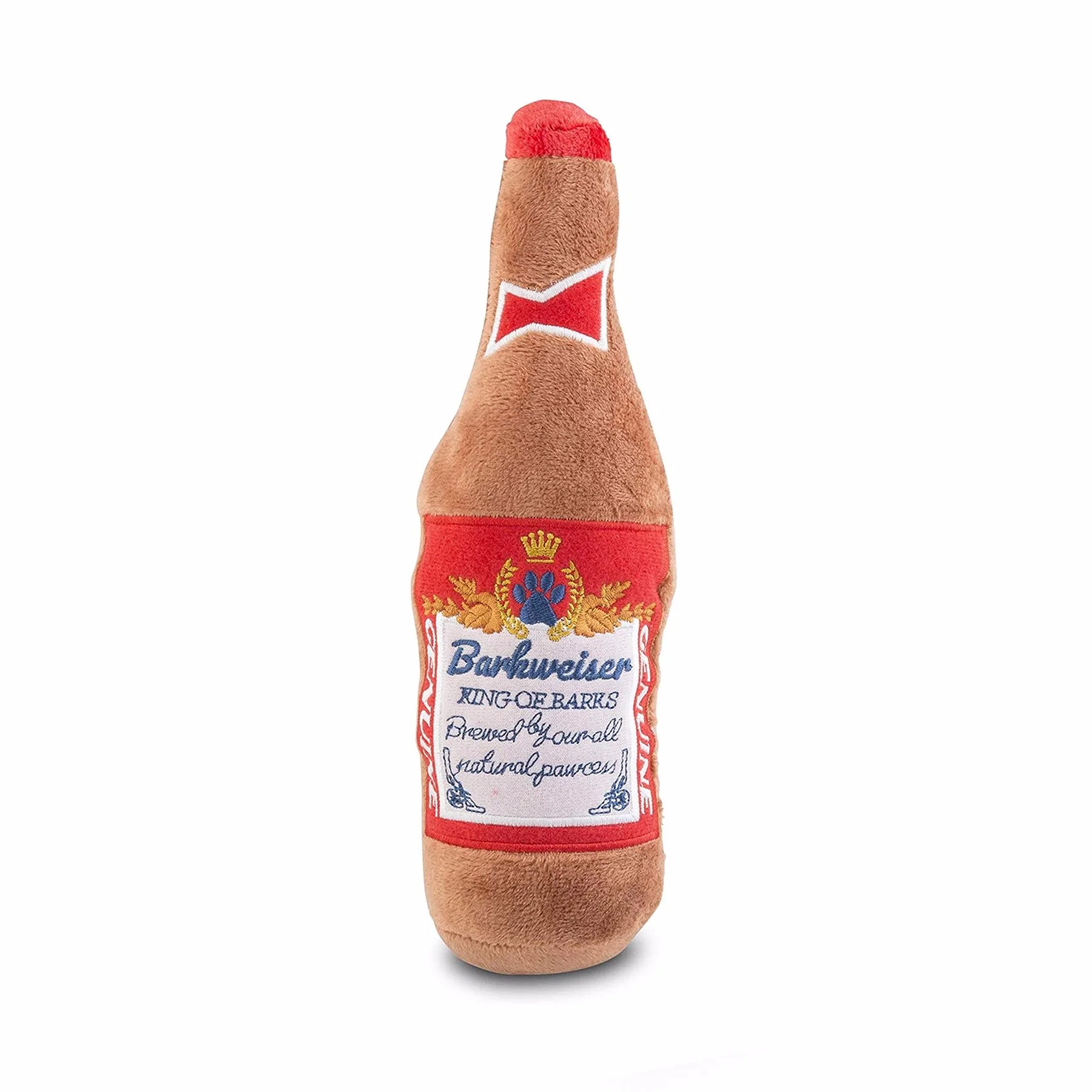 Botella de alcohol de la colección Chewy personalizadas de forma de peluche de Felpa de algodón suave juguete perro PP