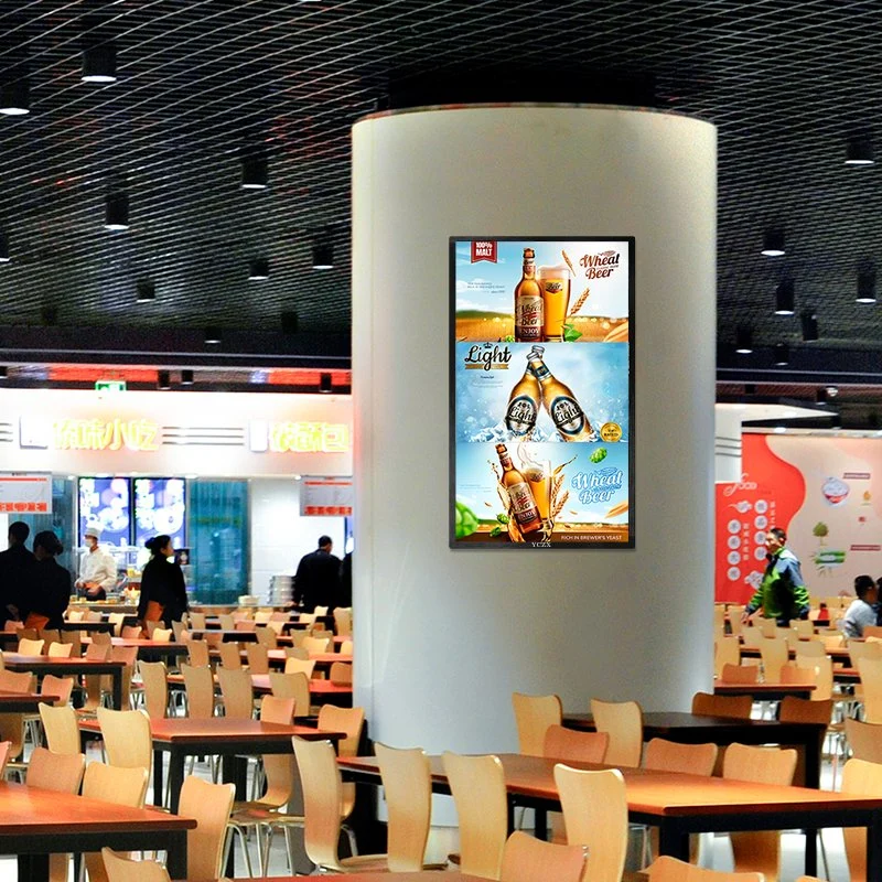 85 Inch Standing LCD Advertising Media Player Kiosk LCD Screen