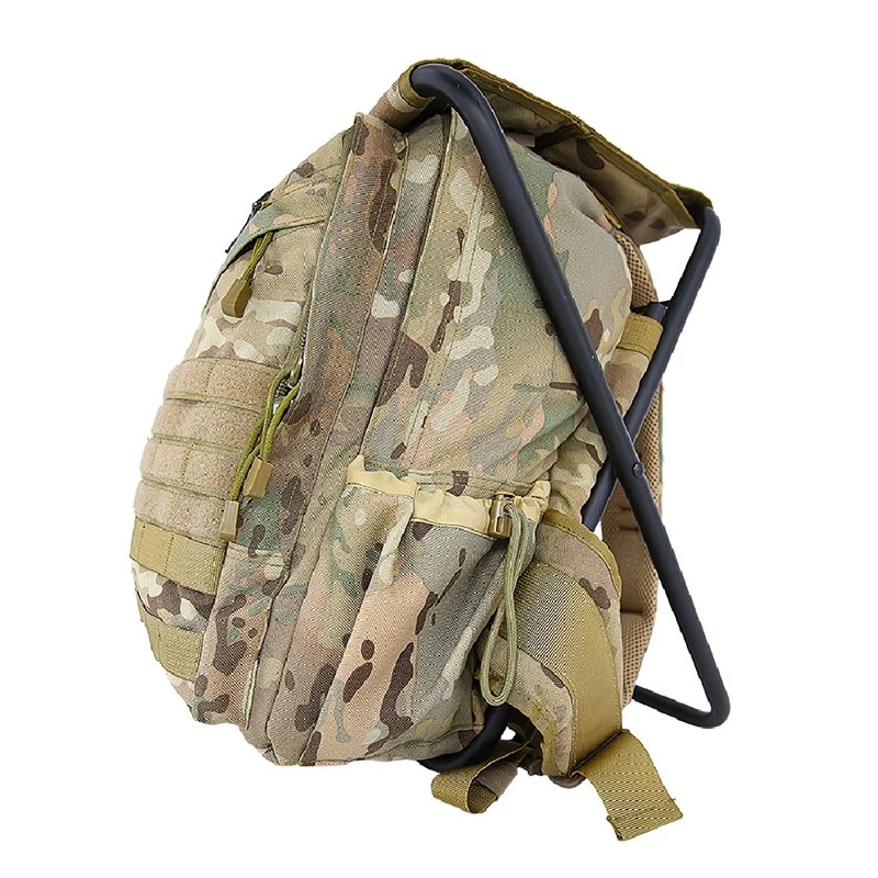 Double Safe Wholesale/Supplier Outdoor Camping Hiking Military Folding Chair Backpack