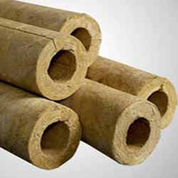 Rock Wool Pipe Thermal Insulation for Solar Water Heater Pipes