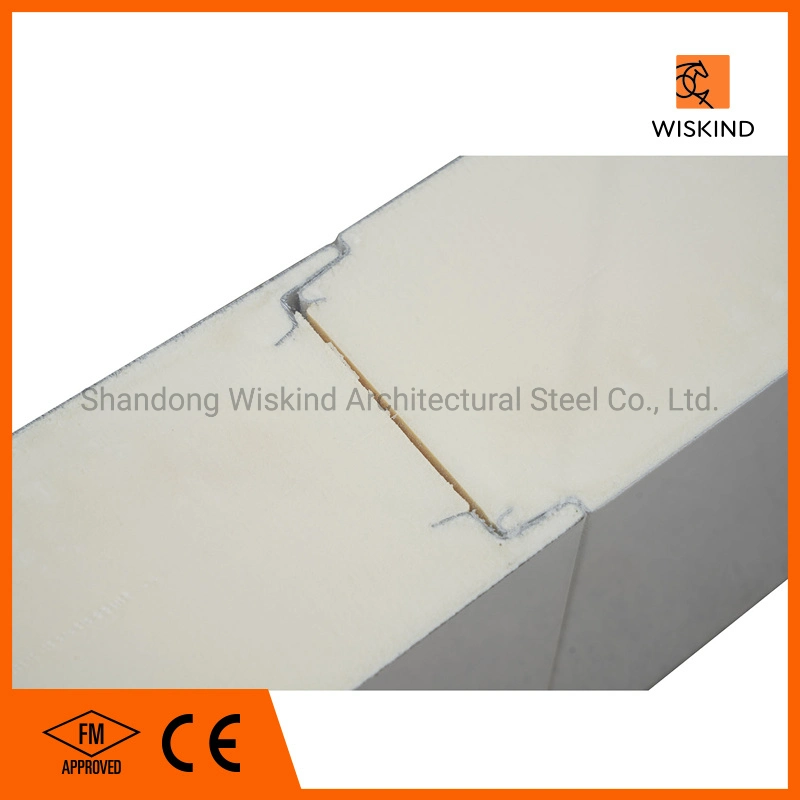 50mm/75mm/100mm/150mm/200mm/300mm PU/PIR/PUR/Puf/Polyurethane/Structural Insulated Sandwich Panel for Cold Storage