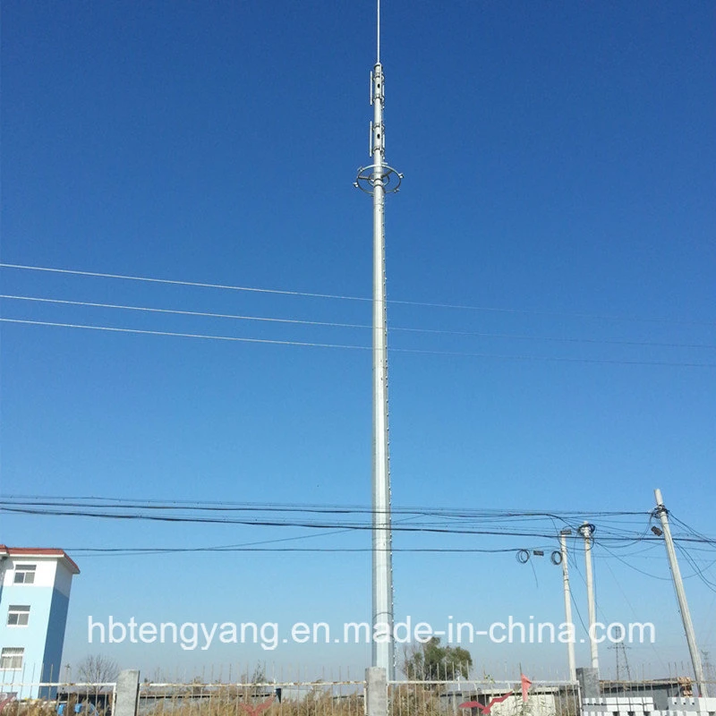 Tubo de acero galvanizado en caliente de la comunicación de la Torre de señal