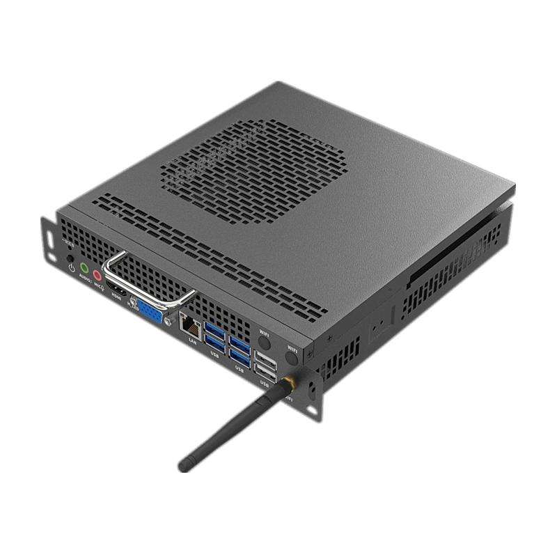 Großhandel in-Tel Core 9th i7 I9-9880h 8g 16g 128g Gaming Office Industrial OPS Computer Win 10 mit WiFi 4K Mini PC-Desktop