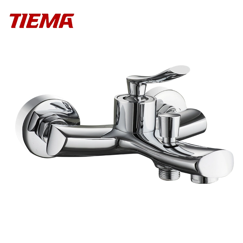 Tiema Wall Mounted Bathroom Medium Bath Faucet