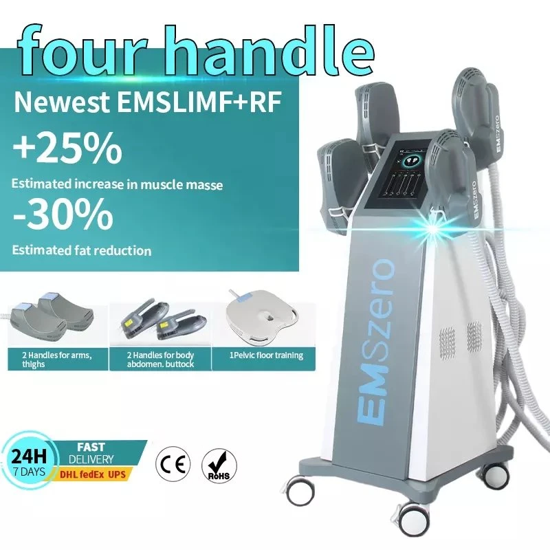 2023 Sculpt EMS Zero 4 Handles EMS Slim Neo RF Heimt for Muscle Building Loss Weight Slimming Machine