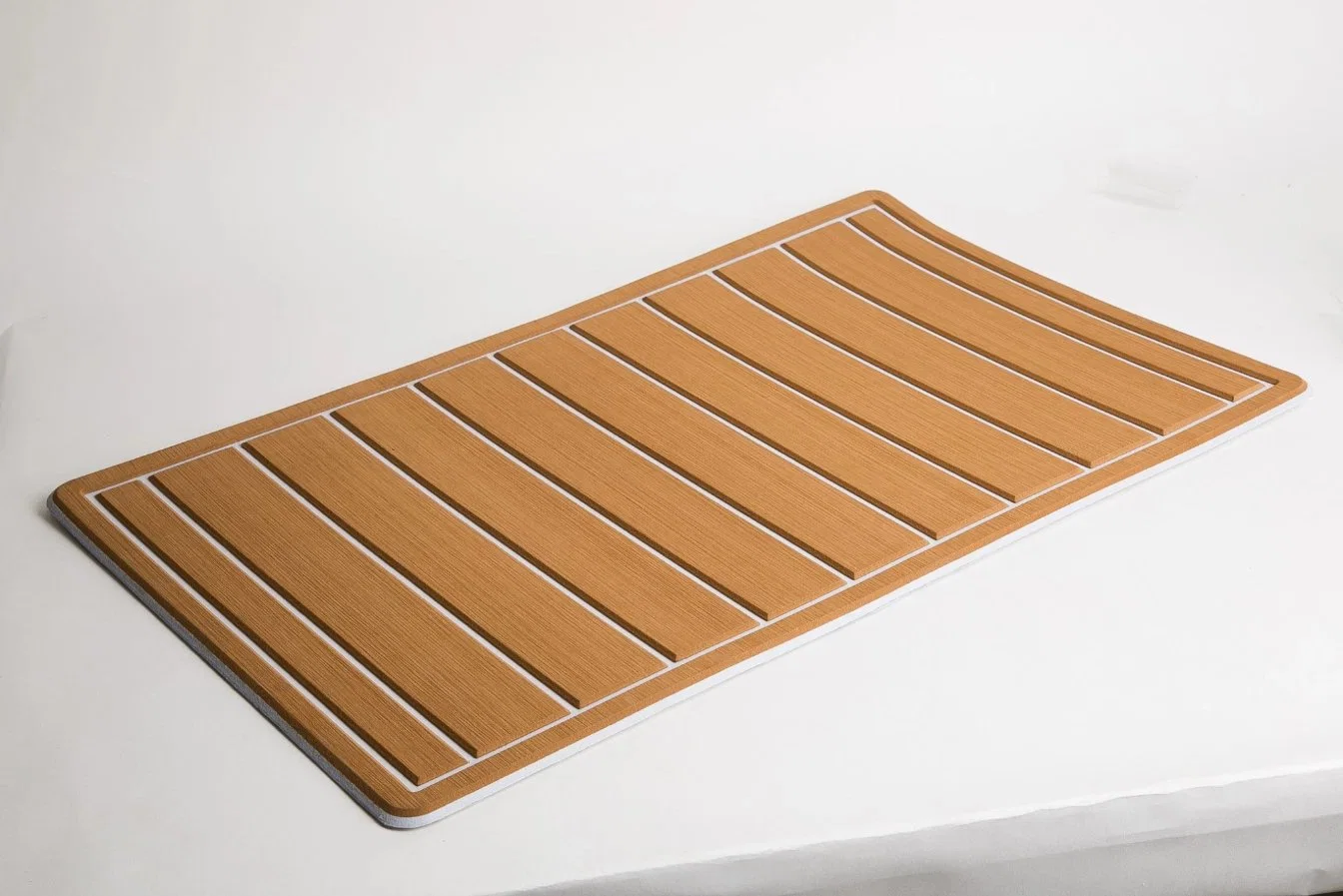 EVA Foam Teak Floor Decking Sheet Self Adhesive Flooring Mat Pad