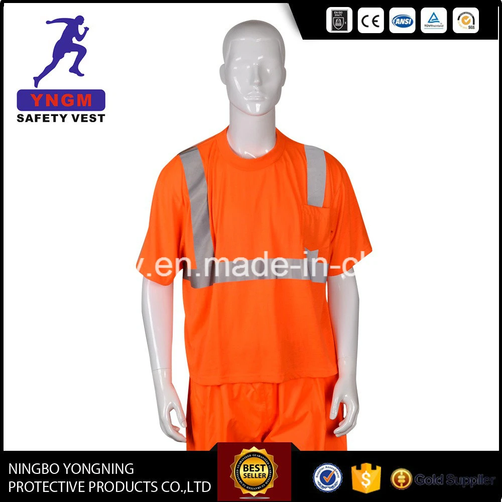 La moda camisa reflectante de seguridad