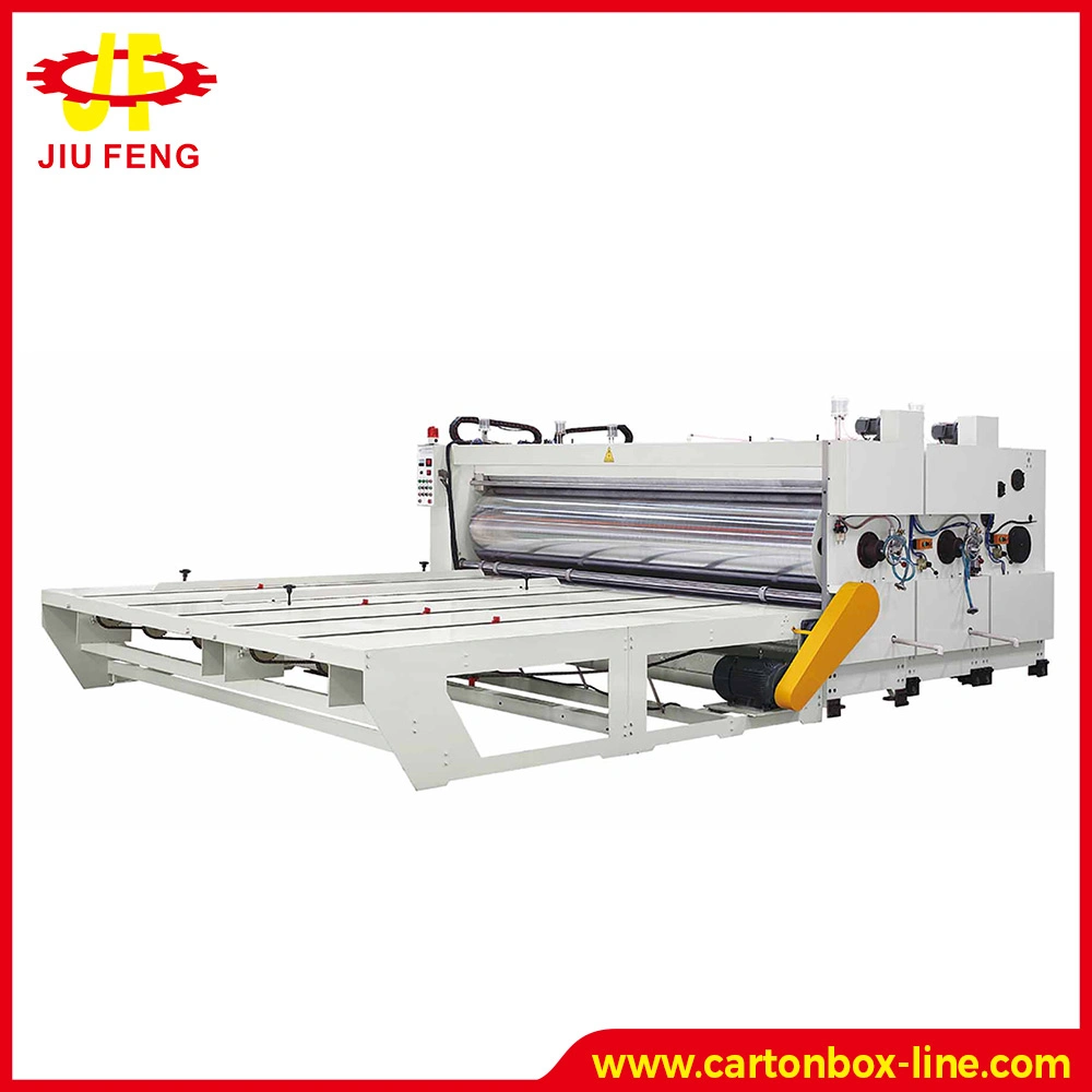 Impresora flexográfica semiautomático Slotter Fabricante de máquina de papel cartón cajas de cartón máquina de impresión