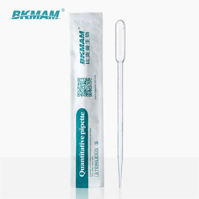 Sterilized Non Sterile Pasteur Pipette 1ml 2ml 3ml 5ml 10ml Disposable Graduated Dropper Transfer Pipette