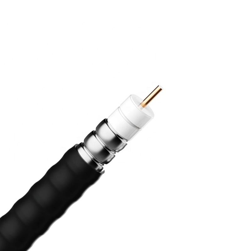 1/2 polegadas super cabo coaxial RF alimentador flexíveis Cabo de Comunicação PE/Baixa emissão de fumaça Cabo Fire-Retardant de halogênio