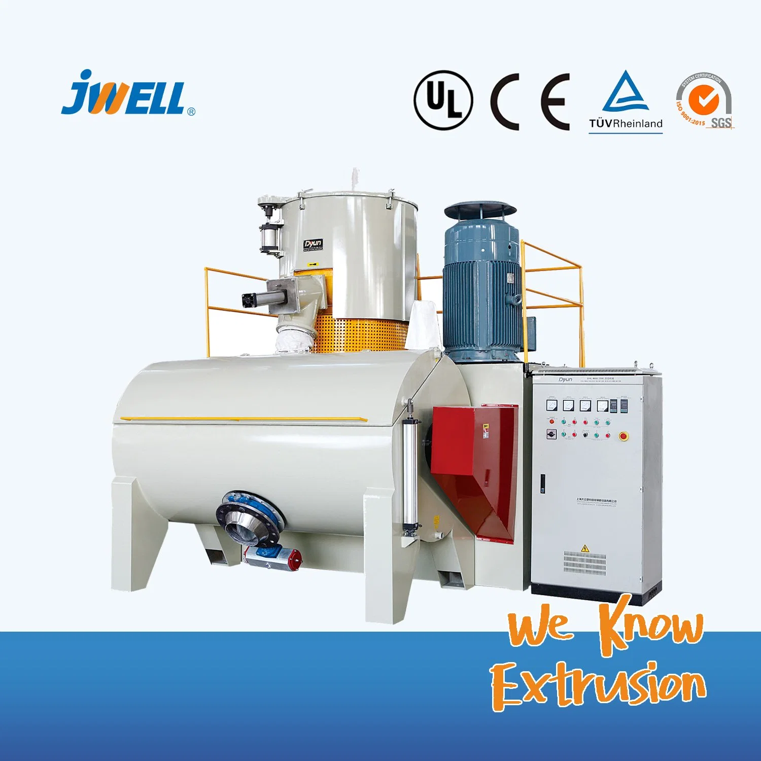 Jwell Machine Plastic Mixer Technical Specification Equipment