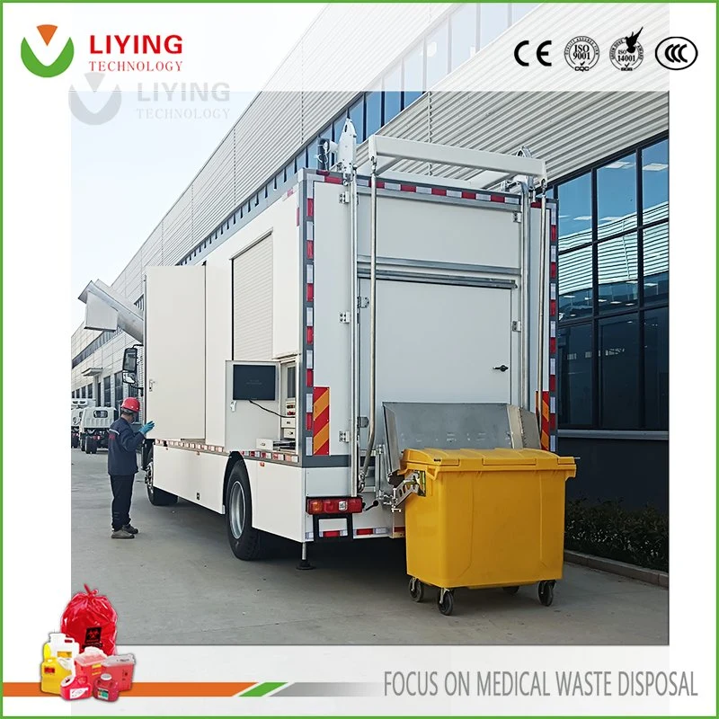 Microwave Medical Waste Sterilization Vehicle Equipment for Hospital