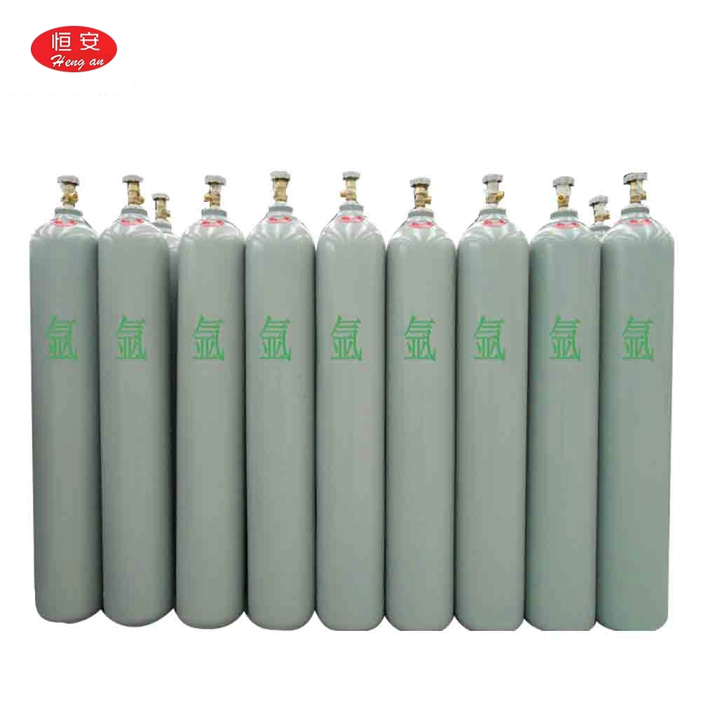 CE Approved 150bar 200bar 300bar 20L 40L 50L High Pressure Steel Argon Gas Cylinder Filled with Argon Gas for Sale