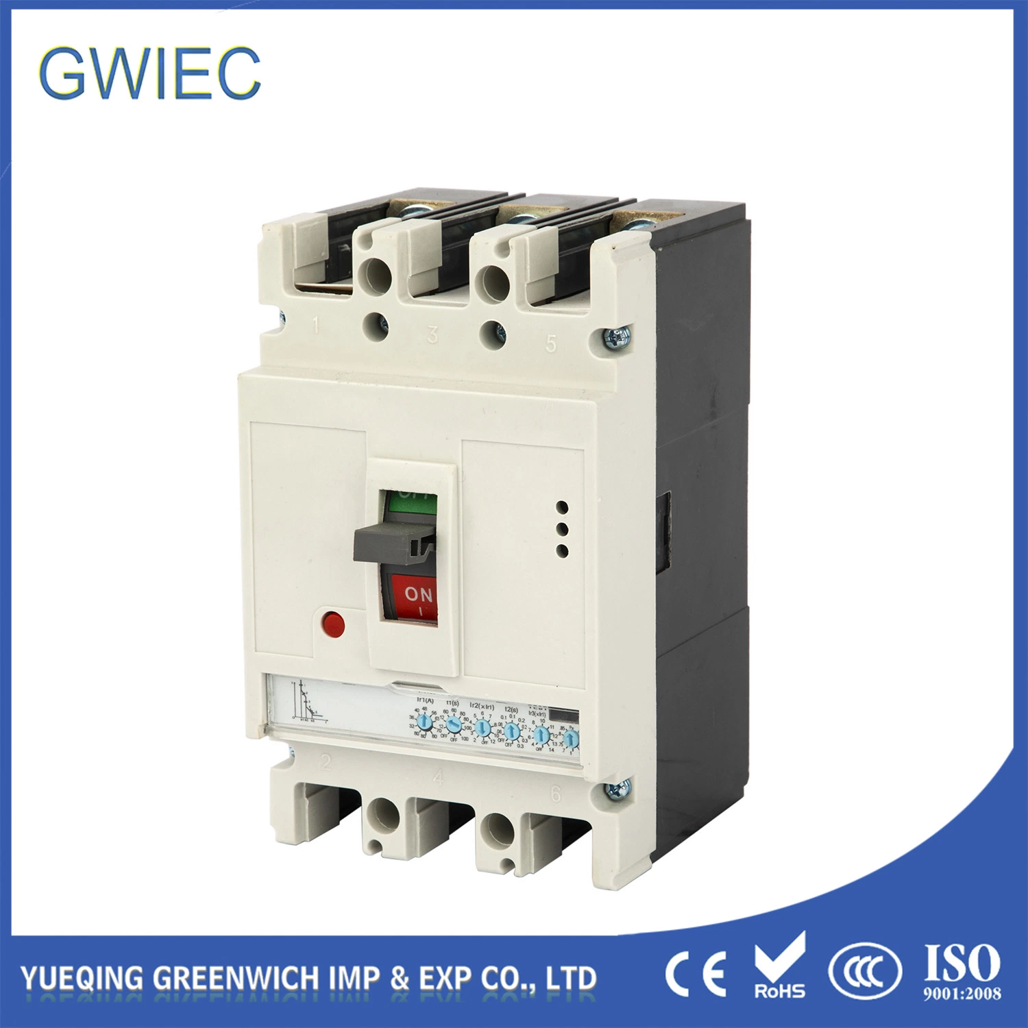 63, 160, 200, 250L Conventional Circuit Breaker 3p, 4p Molded Case Overload Protection Electronic OEM