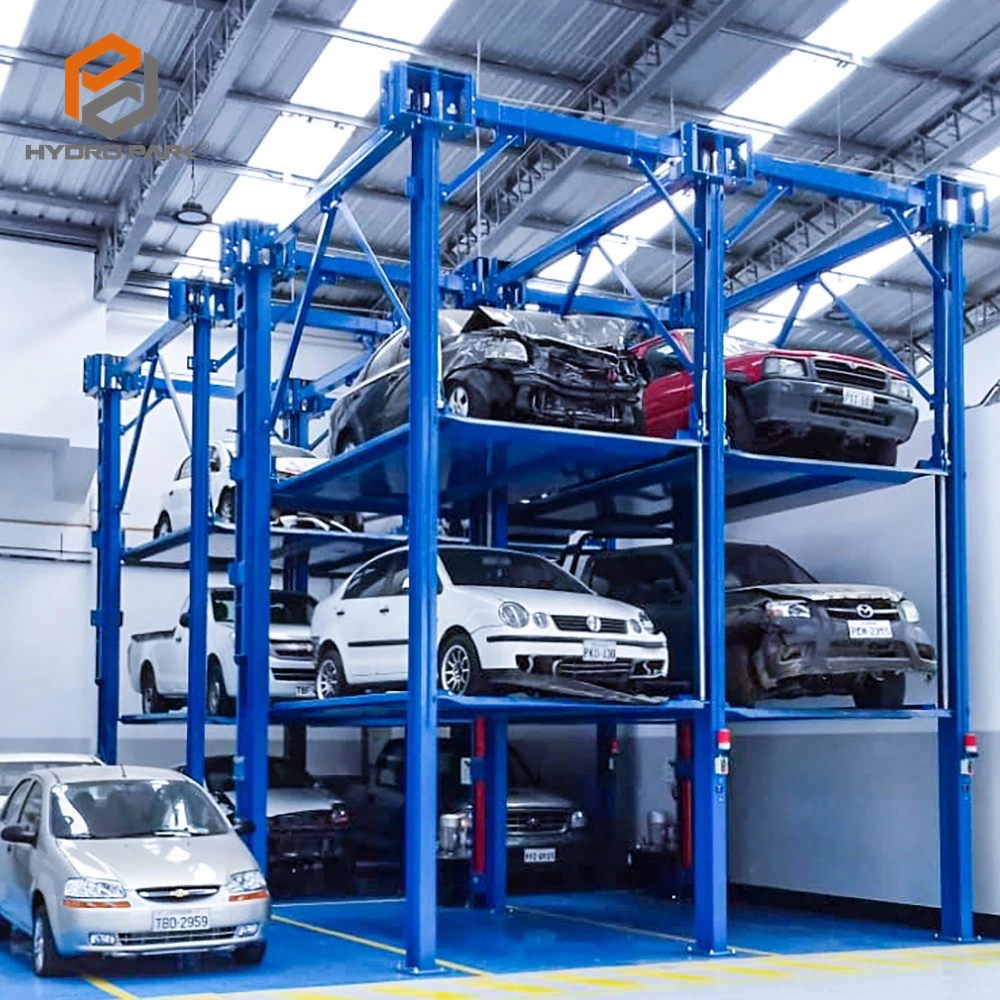 Hydraulic Four Level Car Parking Vertical Car Garage