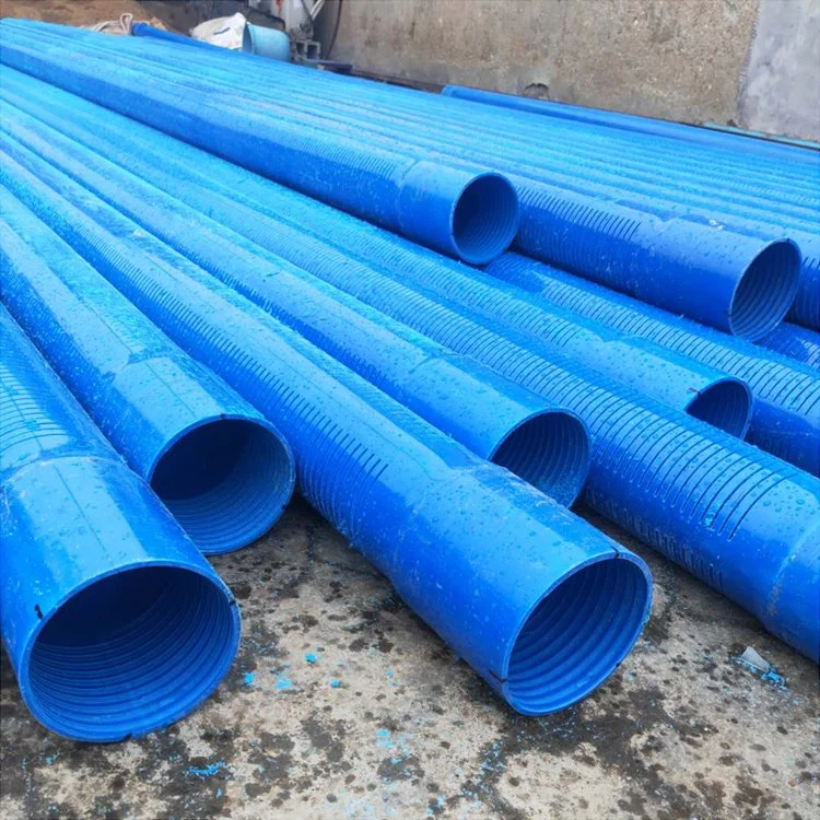 Taladro de PVC agua pozo tubería de revestimiento Erikeke Marca rosca Split-cooling Tubería para agua potable Drilling Pipe Proveedor