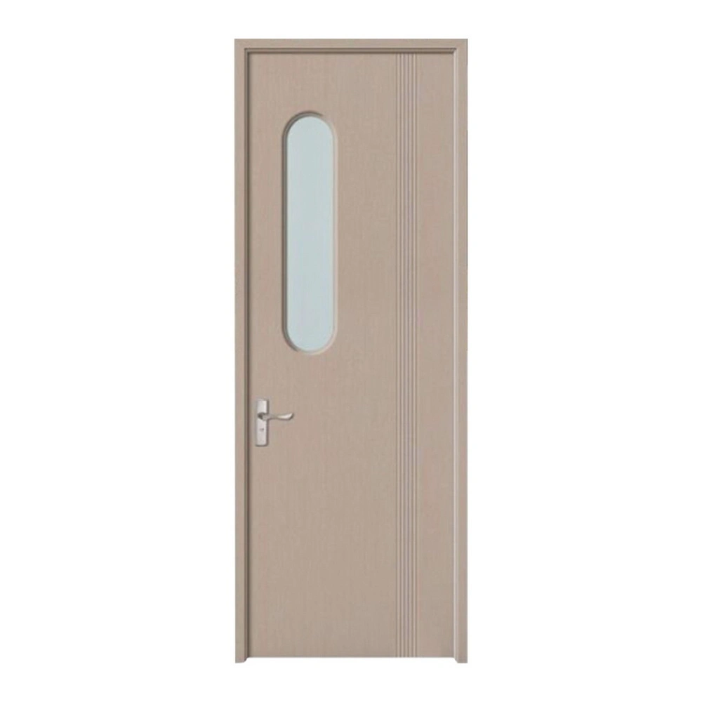 Fábrica PVC Oficina de madera Puerta de baño interior PVC puerta de madera Dormitorio