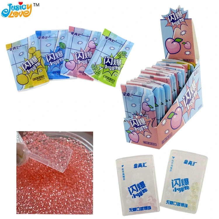 Vente en gros sucre sans menthe saveur de fruit frais souffle pop Cool Bonbons à la menthe perles