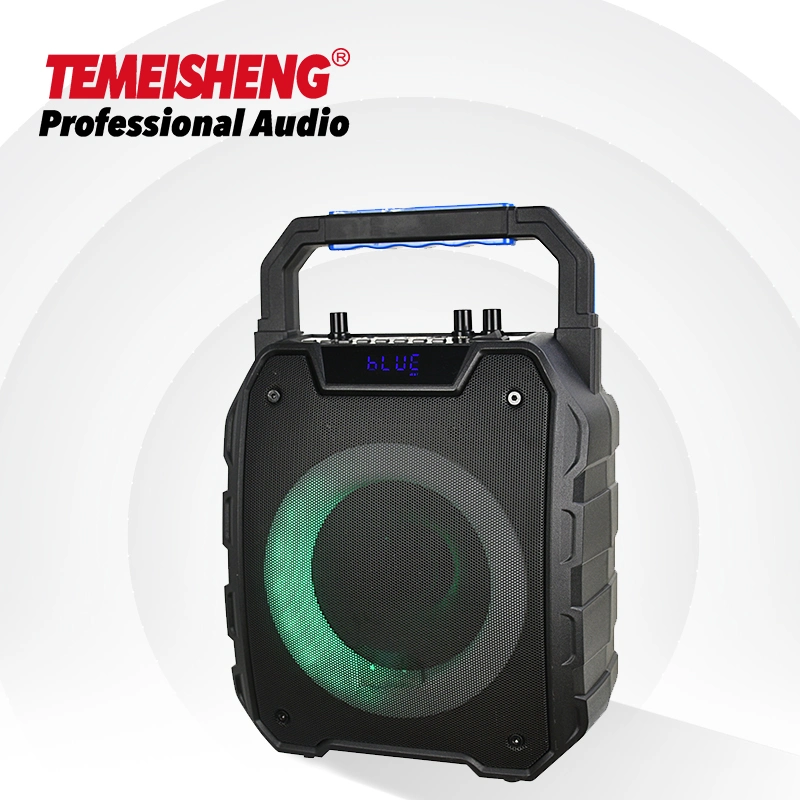 Tms-617 6inch Full Range Speaker Portable Bt Karaoke Party Box Wireless Light Audio Player PA System Professional Speaker