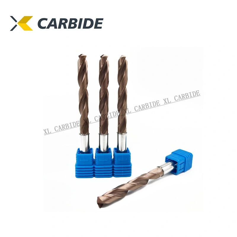 Zhuzhou XL Carbide CNC Cutting Tool Tungsten Carbide 8xd with Coolant Twist Drill for Drilling