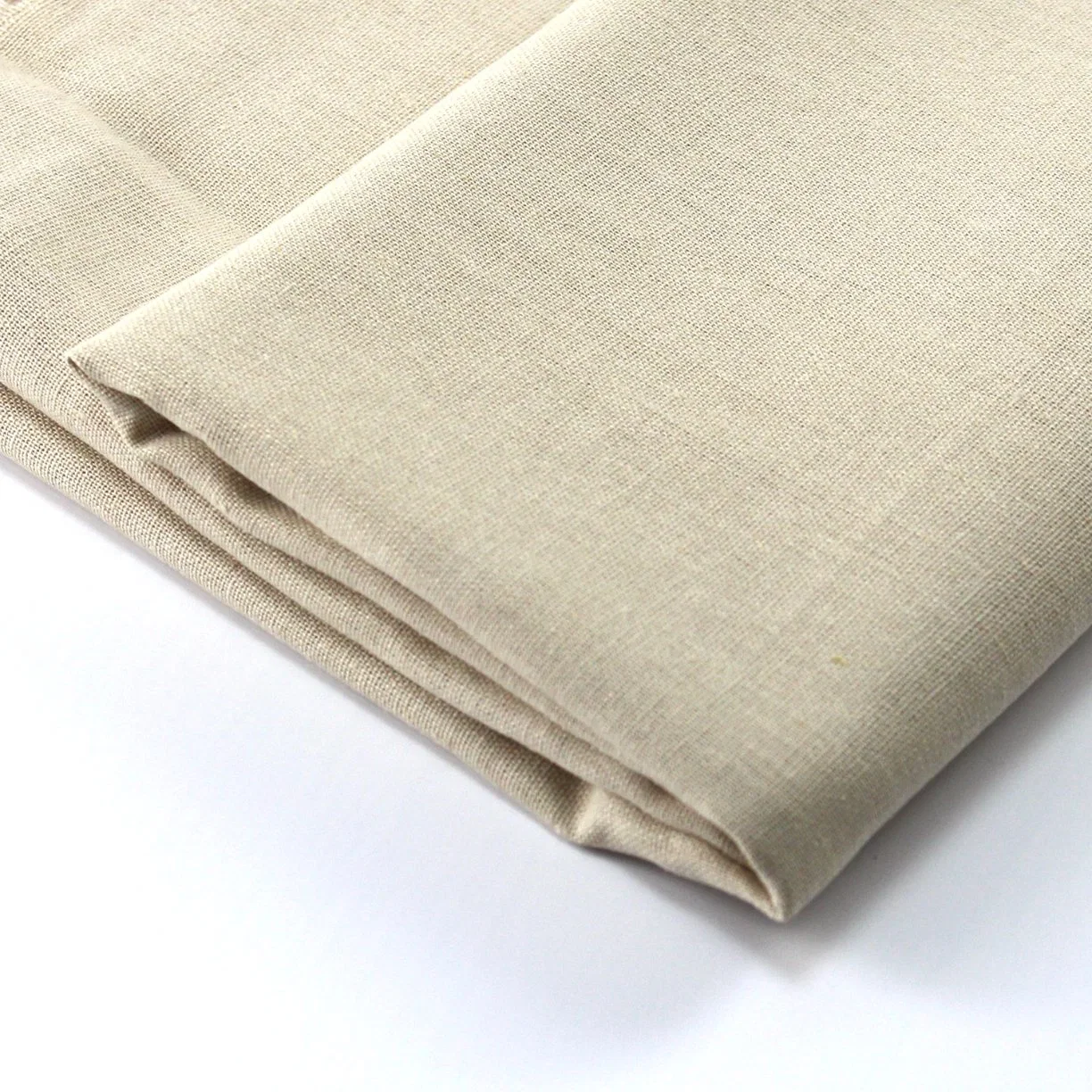 Air Washed Plain Dyed Linen Rayon Woven Fabric for Garment