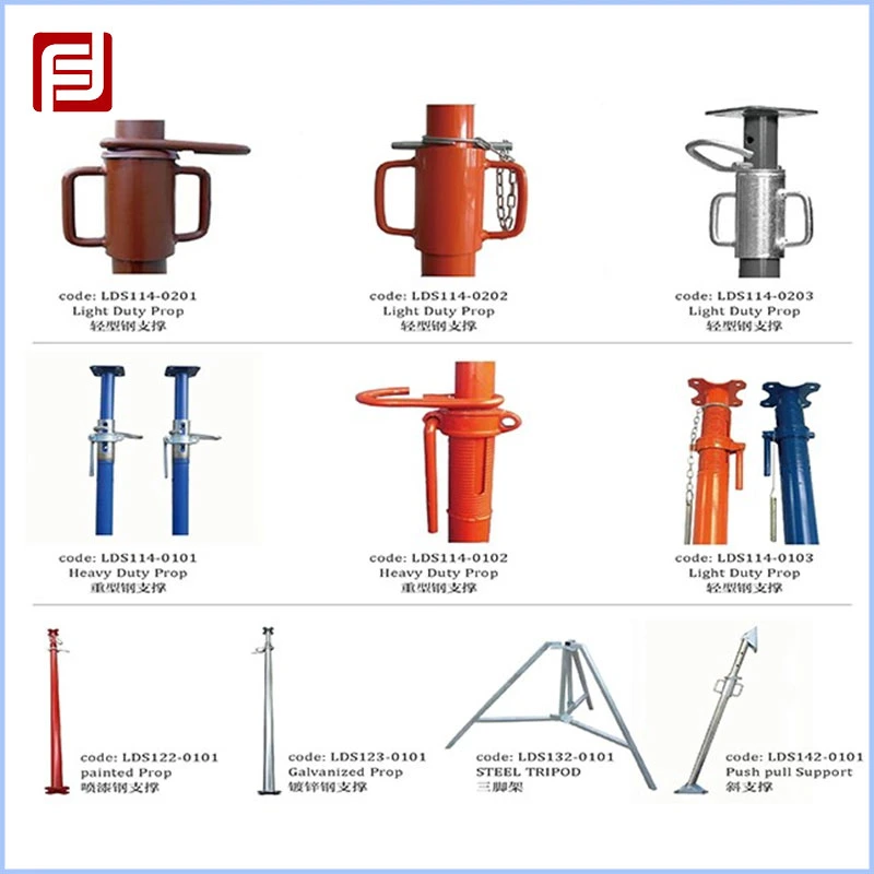 Best Price Scaffolding Parts Adjustable Steel Props Vertical Pipe Support