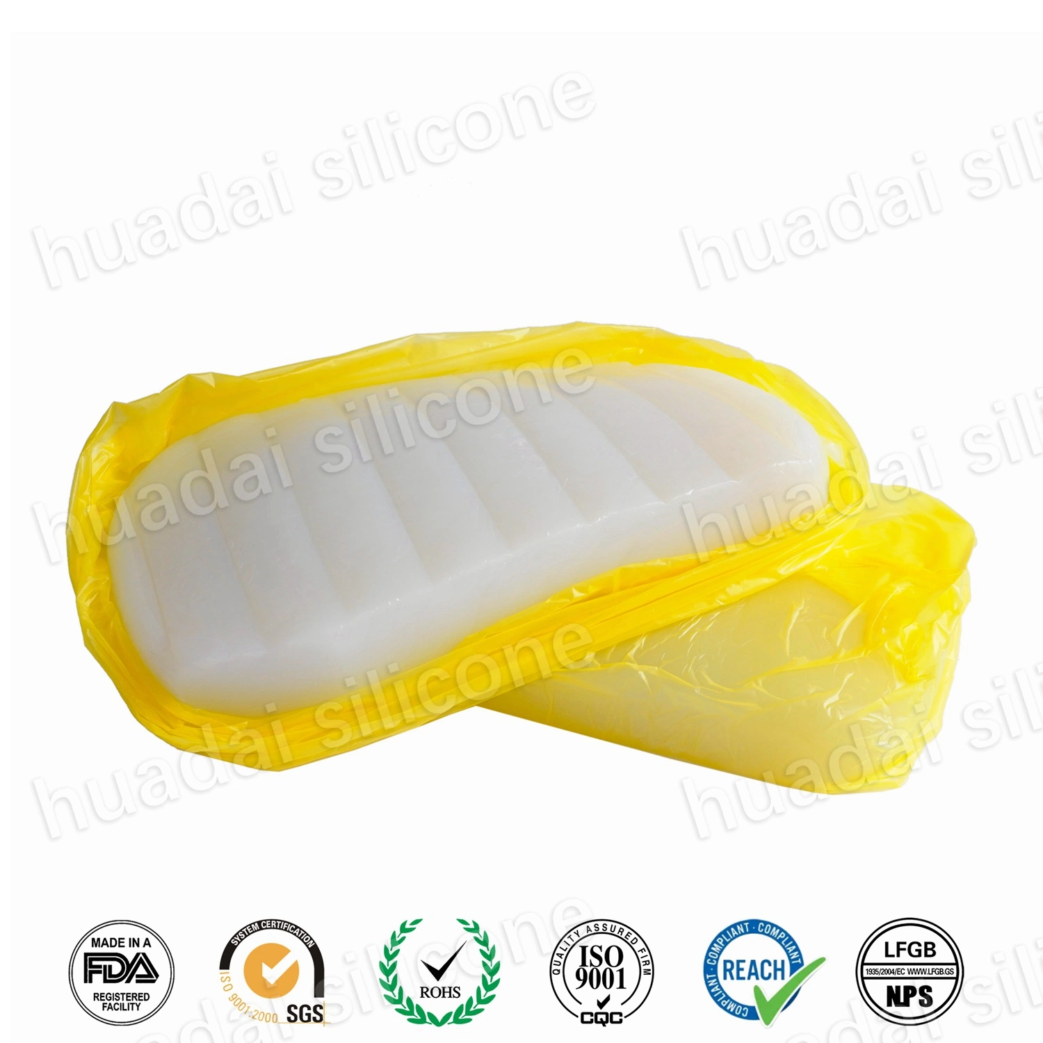 Solid Silicone Rubber Platinum Cured Medical Grade Anti-Yellowing for Extruded Tube Catheter