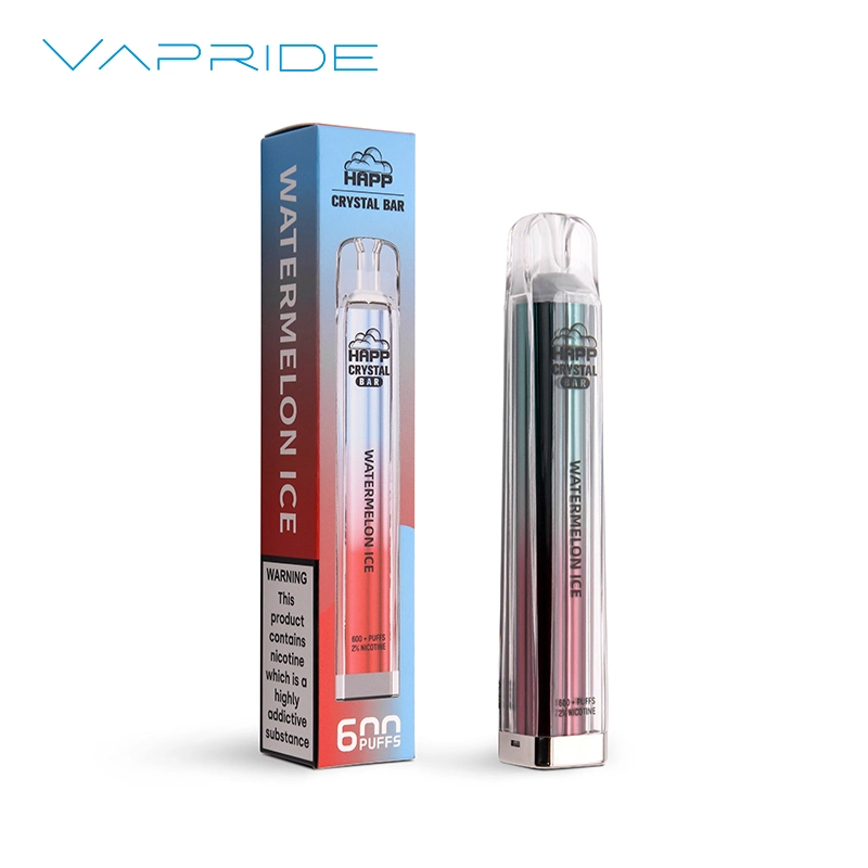 Vapride Crystal Bar 600 puffs 20mg nicotine Vape Pen Disposables