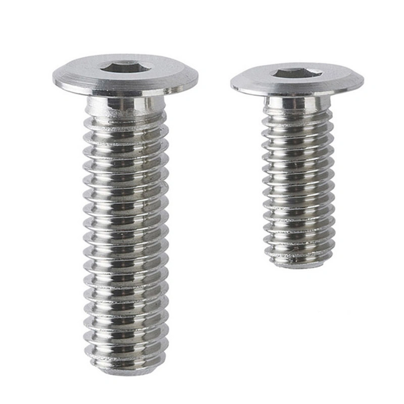 SUS304 Cbstsr Thin Head Ultra Low Profile Hex Socket Cap Screw M2-M6