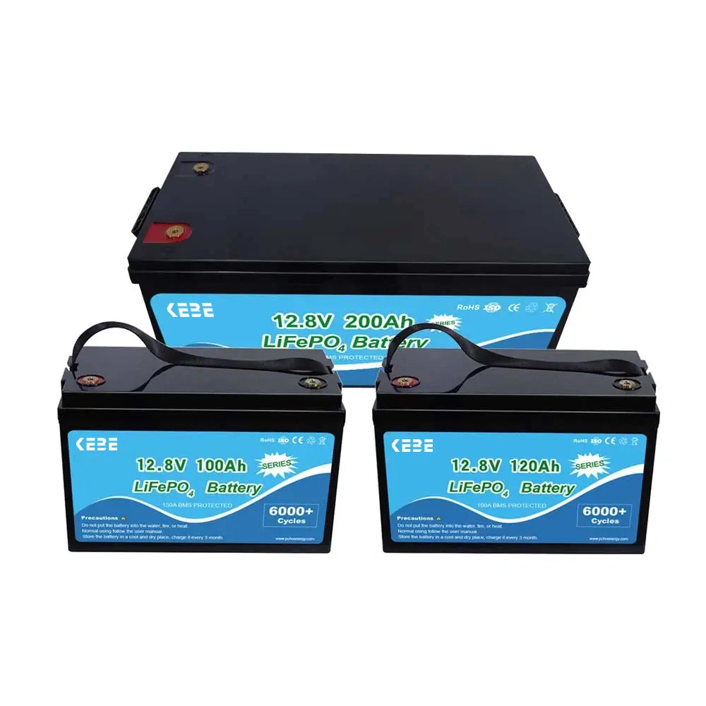 Bateria de lítio de 200 V com capacidade de carga Recomendação profissional de 12,8 V.