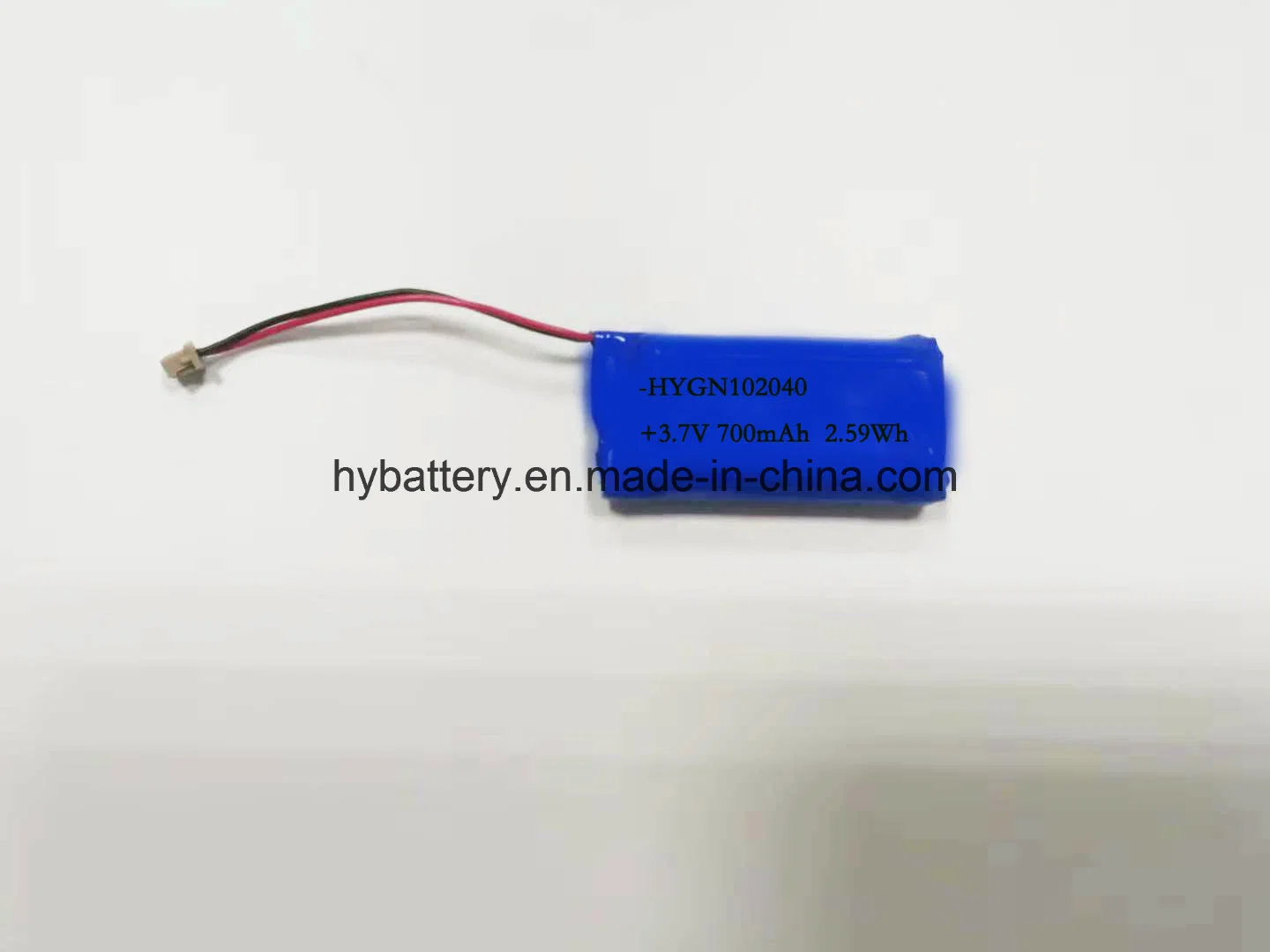 Hot Sell 3,7V 700mAh Li-Polymer-Akku 102040 für Bluetooth-Headset