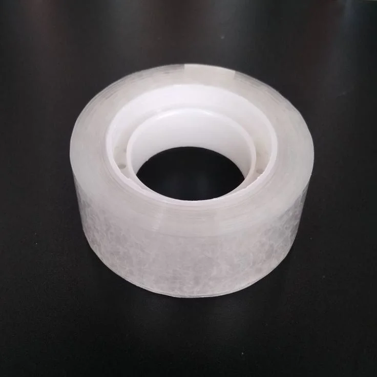 12mm 18mm OPP BOPP Sellotape acrílico transparente cinta Super claro papelería con plástico Core y Core papel