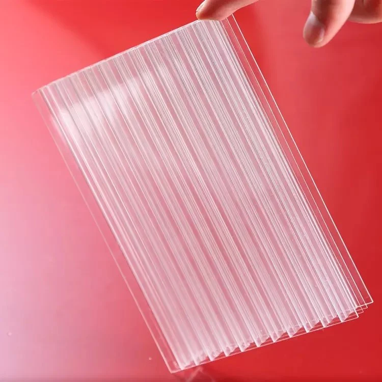 Transparent Corrugated Plastic Roofing Sheet Polycarbonate Roof Tiles Sheet Soundproof Corrugated Plastic Sheets