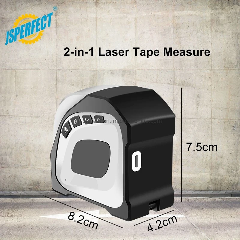 2 in 1 40m+5m Digital Laser Distance Meter with Tape