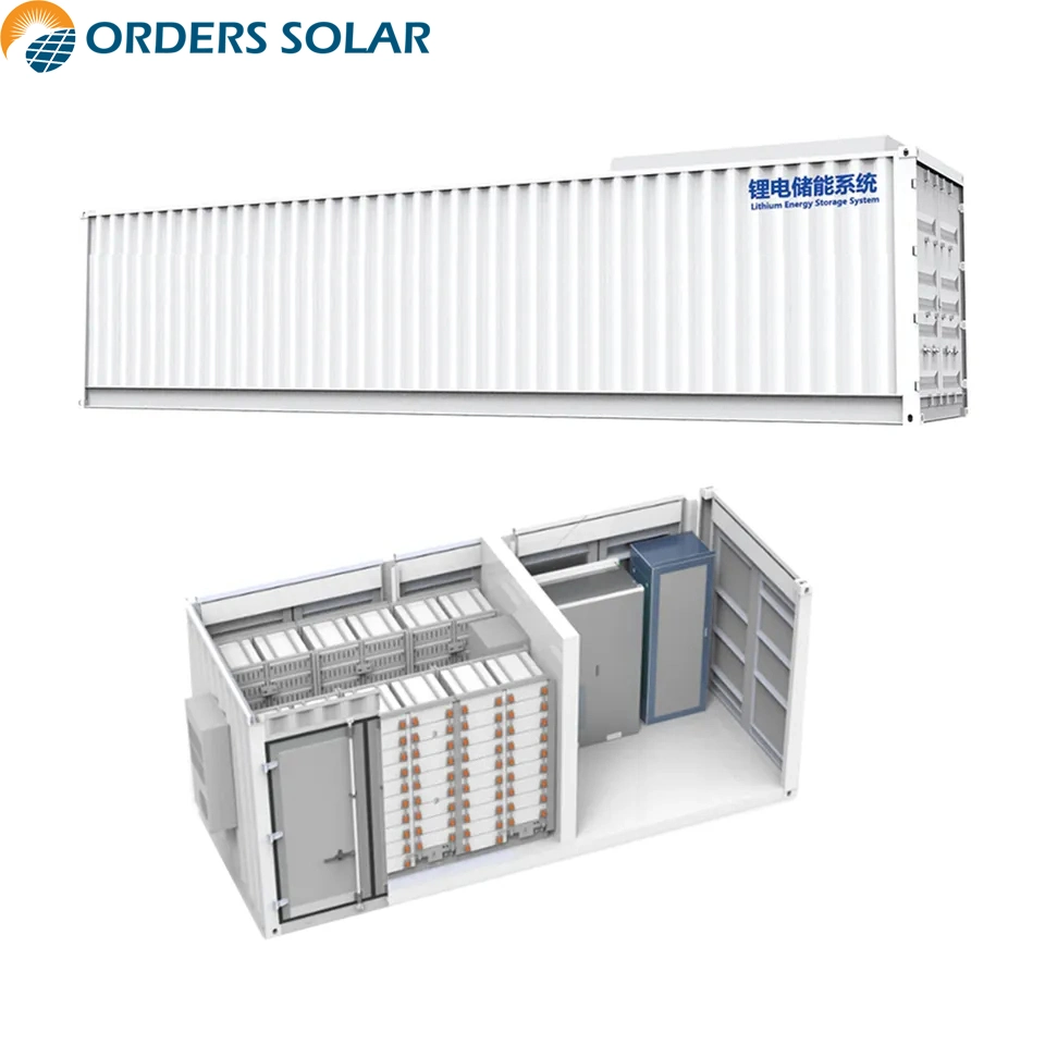 Personalizar 500kwh 1mwh 2mwh Ess Sistema Contenedor de almacenamiento de energía de batería