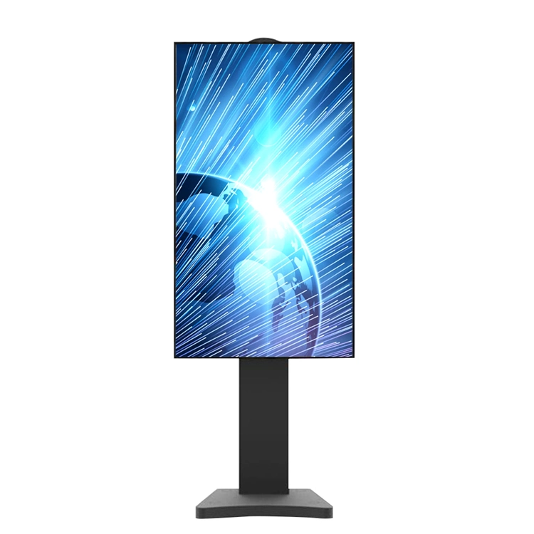 65/75 Inch Floor Standing High Brightness 2500 Nits Advertising Media Player 4K Resolution Indoor Digital Signage LCD Window Facing Display Touch Screen Monitor