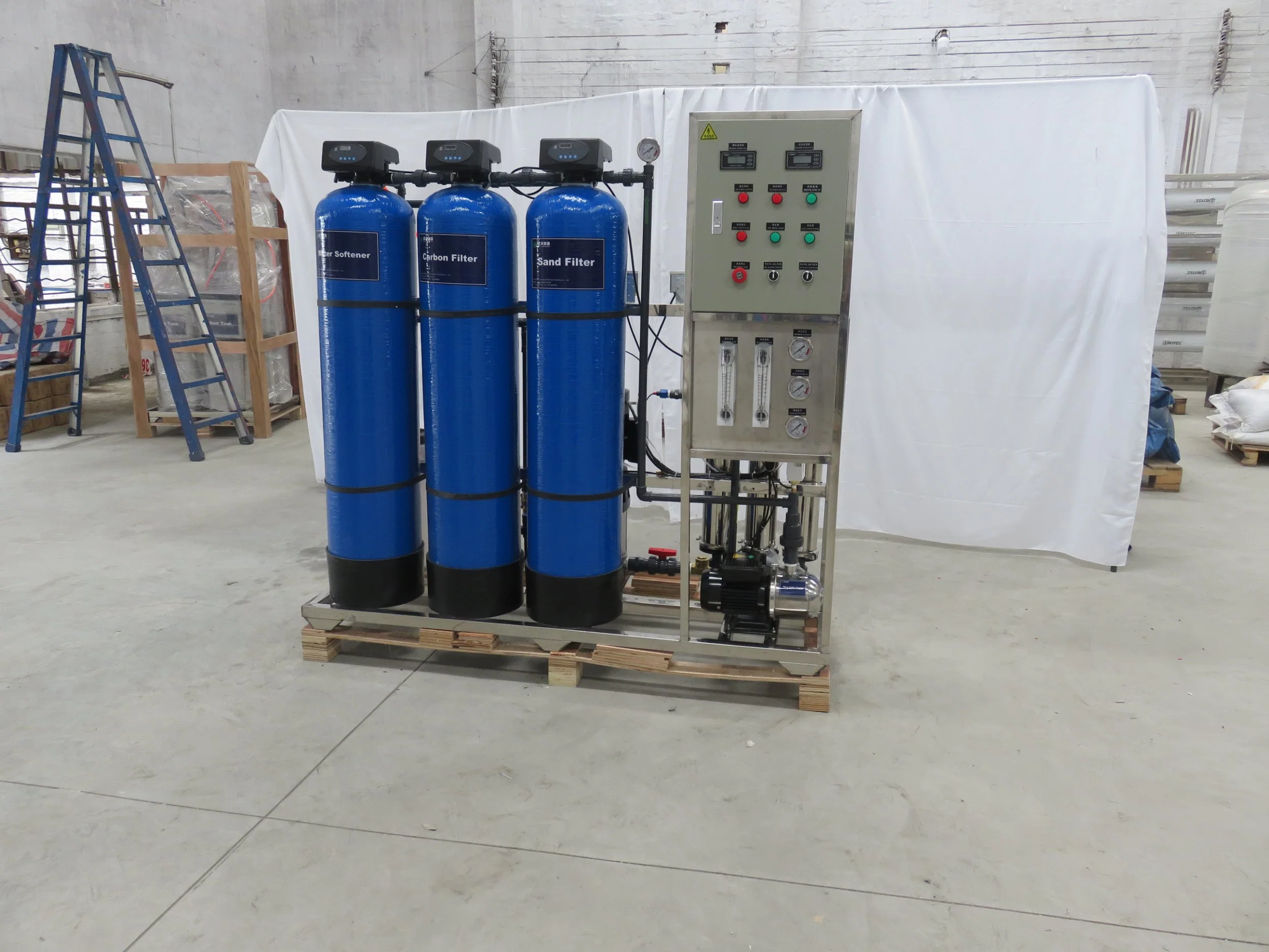 Sistema de Osmosis Inversa Industrial Agua potable purificada dispensador de la planta de filtro