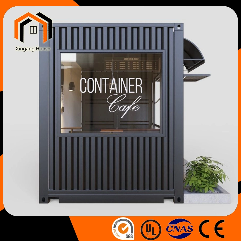 Prefabricated Portable Pop-up Container Prefab Coffee Shop Mobile Restaurant Outdoor Fast Food Kiosk Mobile Shipping Container Shop