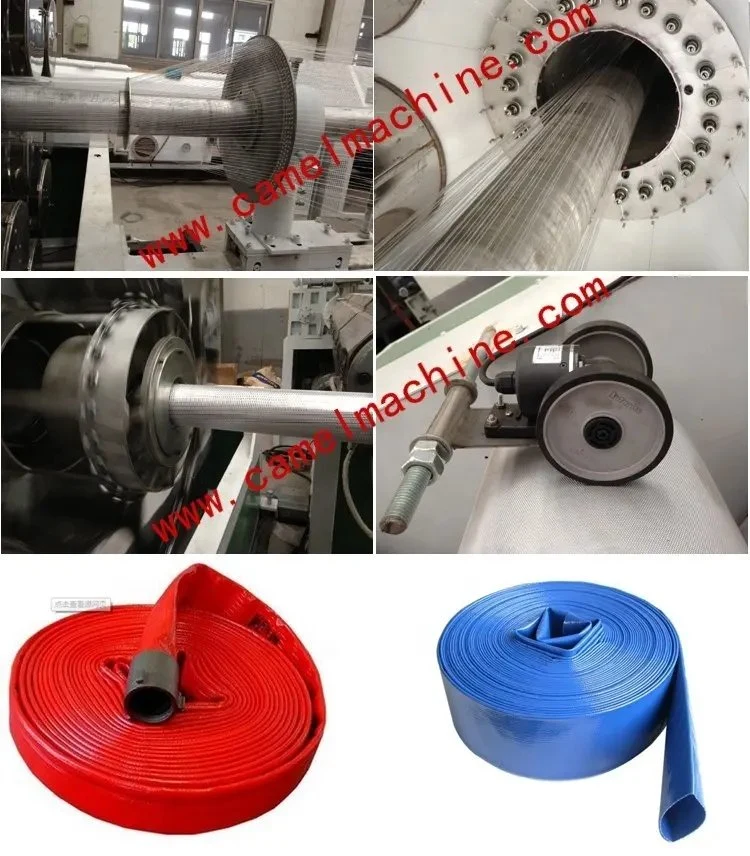 PVC Agricultural Irrigation Water Pump Lay-Flat Soft Duct Hose Extruder Machine